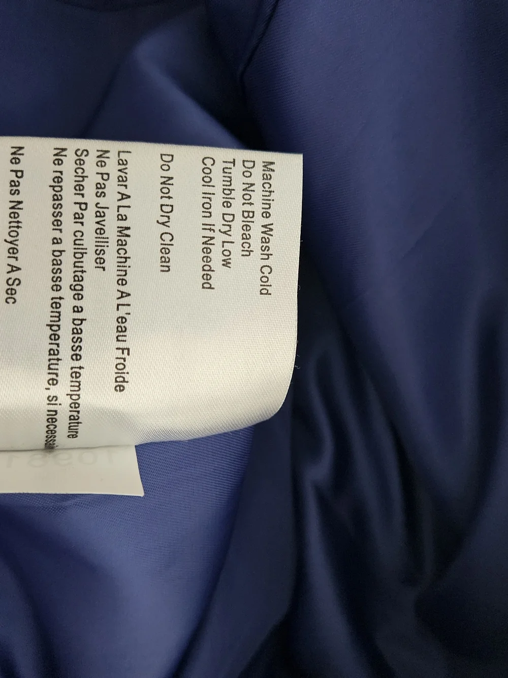 Michael Kors Royal Blue Hooded Trench Coat
